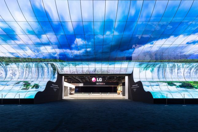 CES 2019 LG Exhibit Entrance